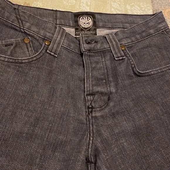 Rock & Republic Women’s Dark Wash High Rise Denim Jeans - Picture 7 of 15